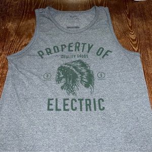 Electric Indian Skull Tank Top